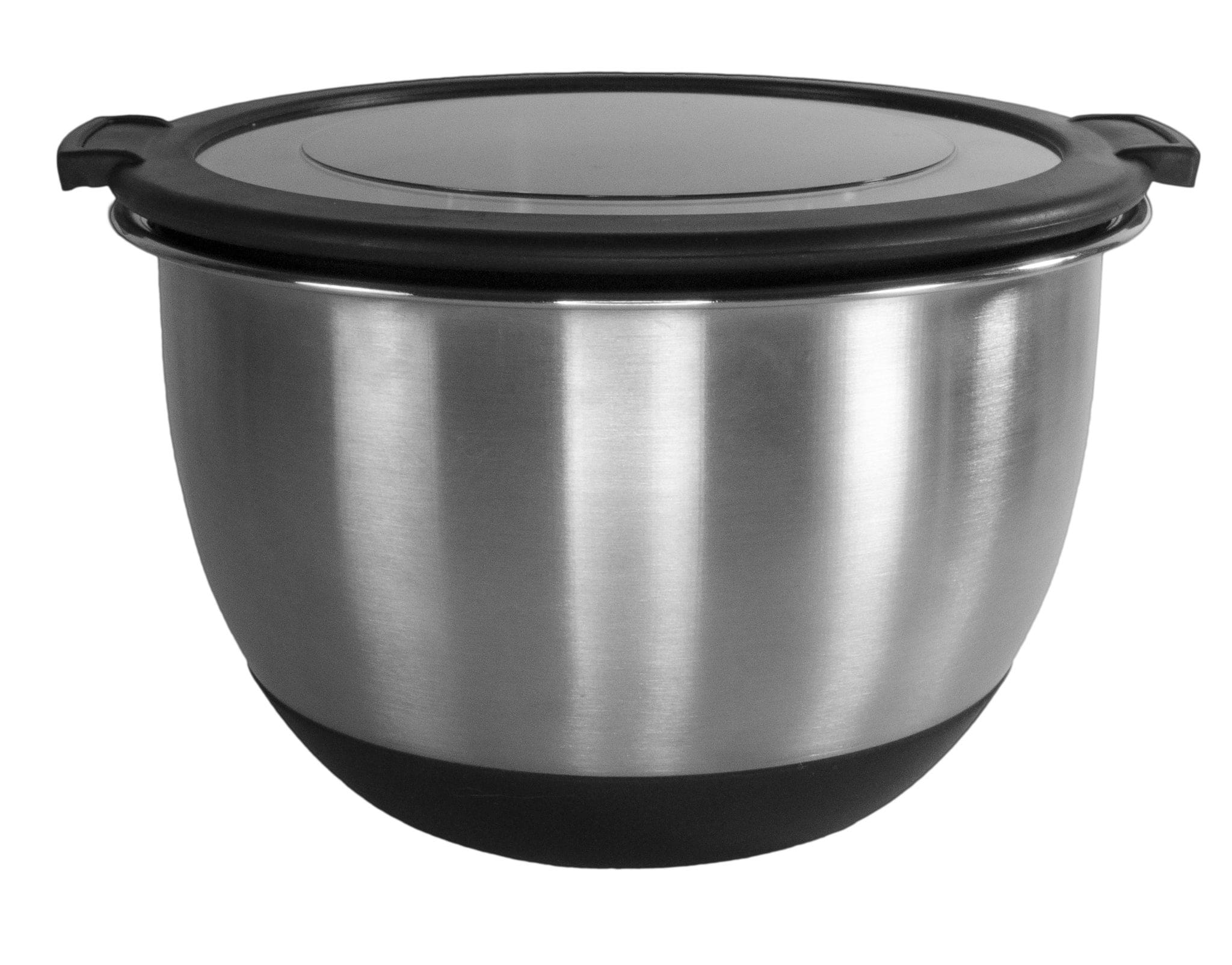 Anti-Skid Bowl SS/Transparent Lid